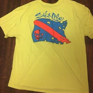 Neon green salt life shirt